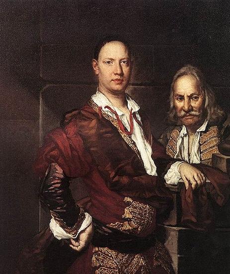 unknow artist Polish dandy and his servant oil painting image